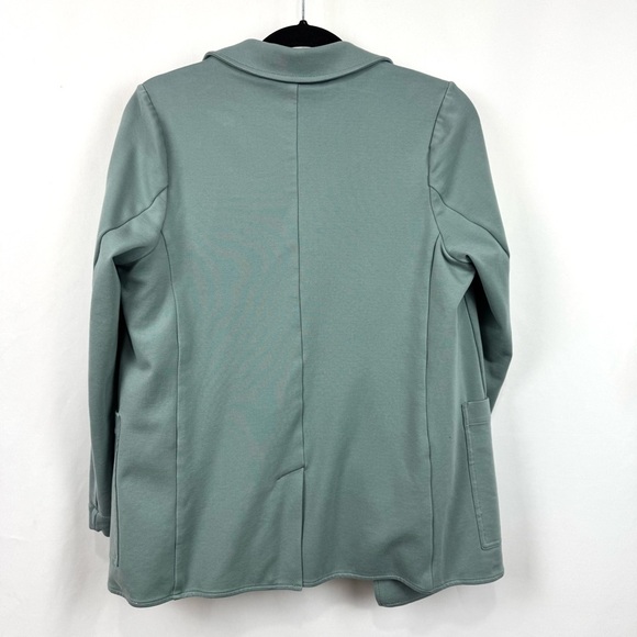 Athleta Eastbound Minimal Stretch Everyday Comfort Jacket Blazer Sage Green Sz 6 - Picture 3 of 11